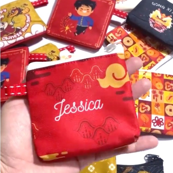 RED PACKET RED WALLET RED ENVELOPE MONEY POUCH MONEY PACKET ANGBAO HONG ...
