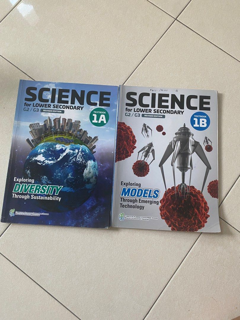 Science Textbooks for Secondary 1 G2/G3 - 1A & 1B, Hobbies & Toys ...