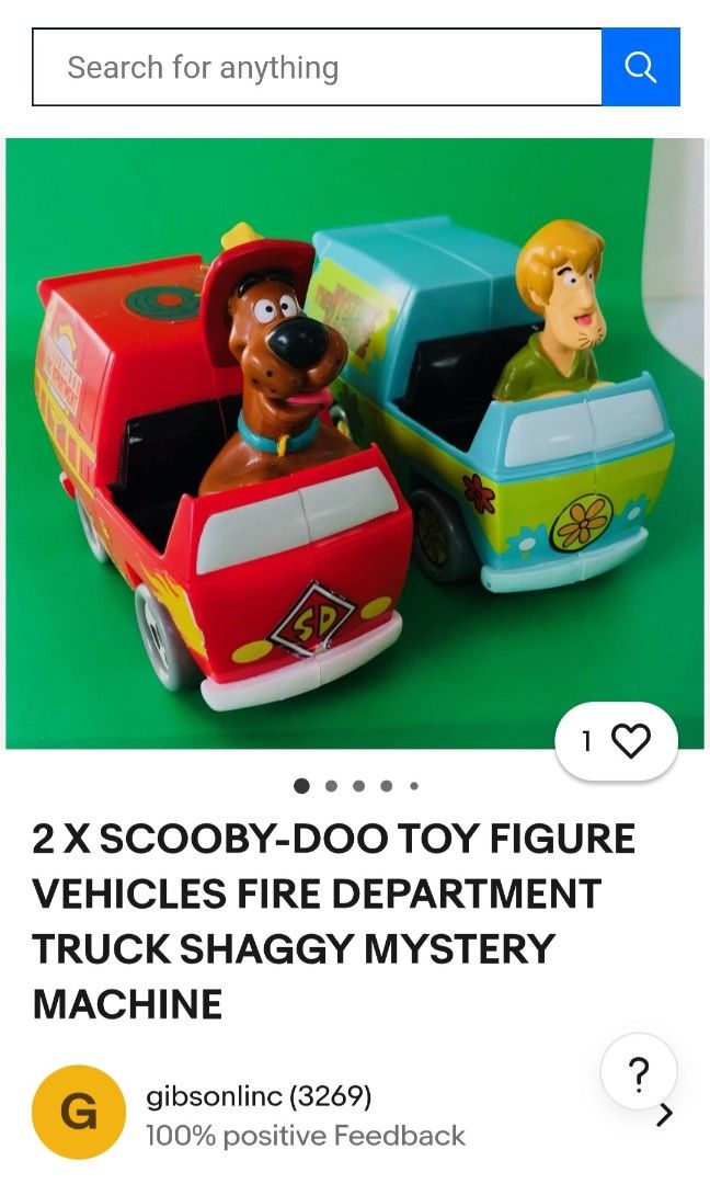 Scooby Doo toy figure vehicles (Category: Figurines & Statues) located in Angeles City. Submitted by kewlitibles (Listing ID 1415418684, Image 3). Description: LOCATION: Pampanga MOP: GCash SHIPPING: JNT / LBC / Flash Express.