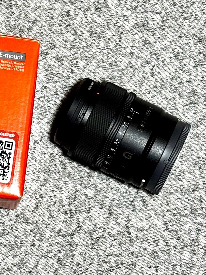 Sony E 15mm F1.4 G Lens (Category: Lens & Kits) located in Manila. Submitted by favoritethingsmnl (Listing ID 1415417168, Image 2). Description: USED LESS THAN 10x only Sony E 15mm F1.4 G lens. This lens is an E-mount lens. It comes with its original box. The lens has a 15mm focal length and an F1.4 aperture. Description E-Mount Lens/APS-C Format 22.5mm (35mm Equivalent) Aperture Range: f/1.4 to f/16 G Series Lens Wide-angle prime offers a 22.5mm