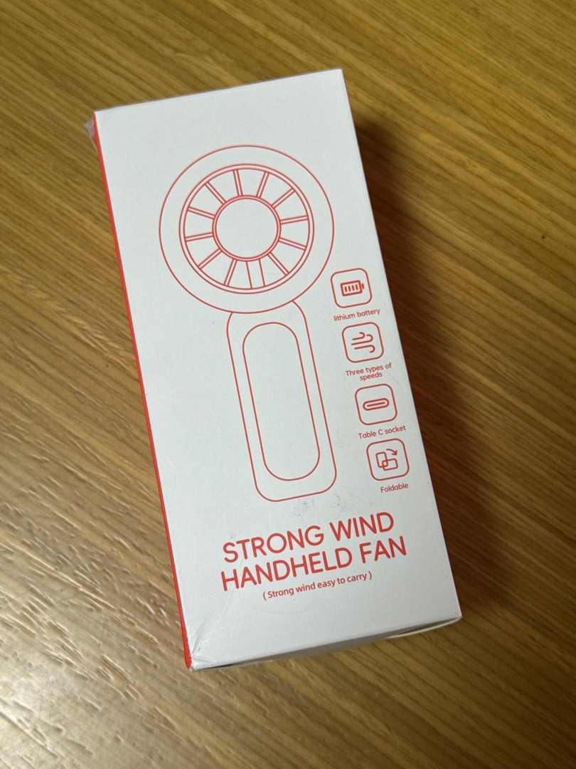 Strong Wind Handheld Fan - DM-72, Furniture & Home Living, Lighting ...