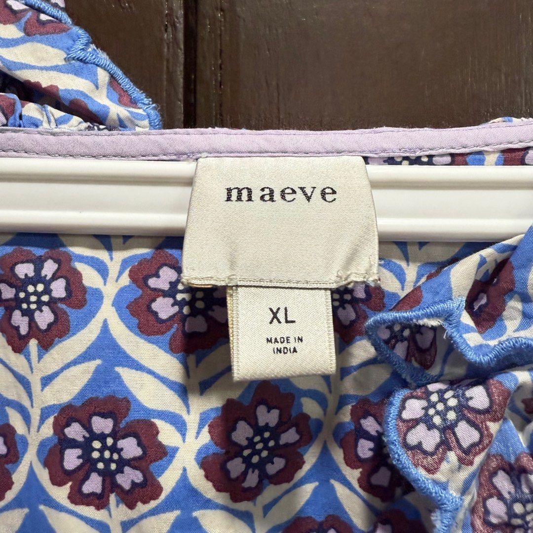 US Brand Maeve Plus Size Longsleeves (Category: Longsleeves) located in Tarlac. Submitted by rectopaulineee_ (Listing ID 1415363672, Image 2). Description: - Tag says XL but can fit up to 46” bust - Bought in the US for $200 - Used twice - The cloth is good - No WW photo - True to size MOP: Gash or BDO MOD: J&T or Flash NOTE: SF to be shouldered by the buyer. No sf, no shipping..