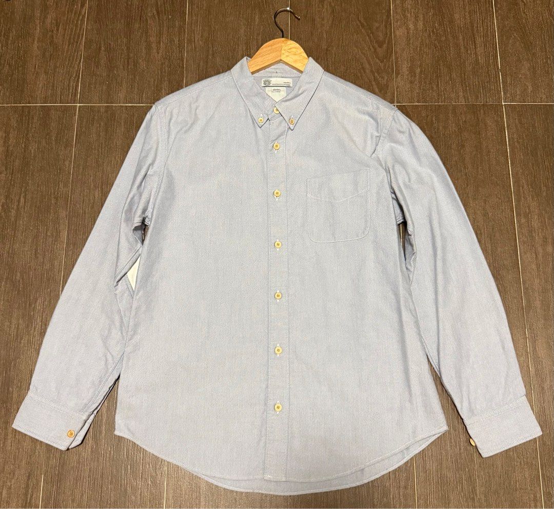 visvim ALBACORE CHIMAYO L/S Giza Twill Navy size3 0118105011003