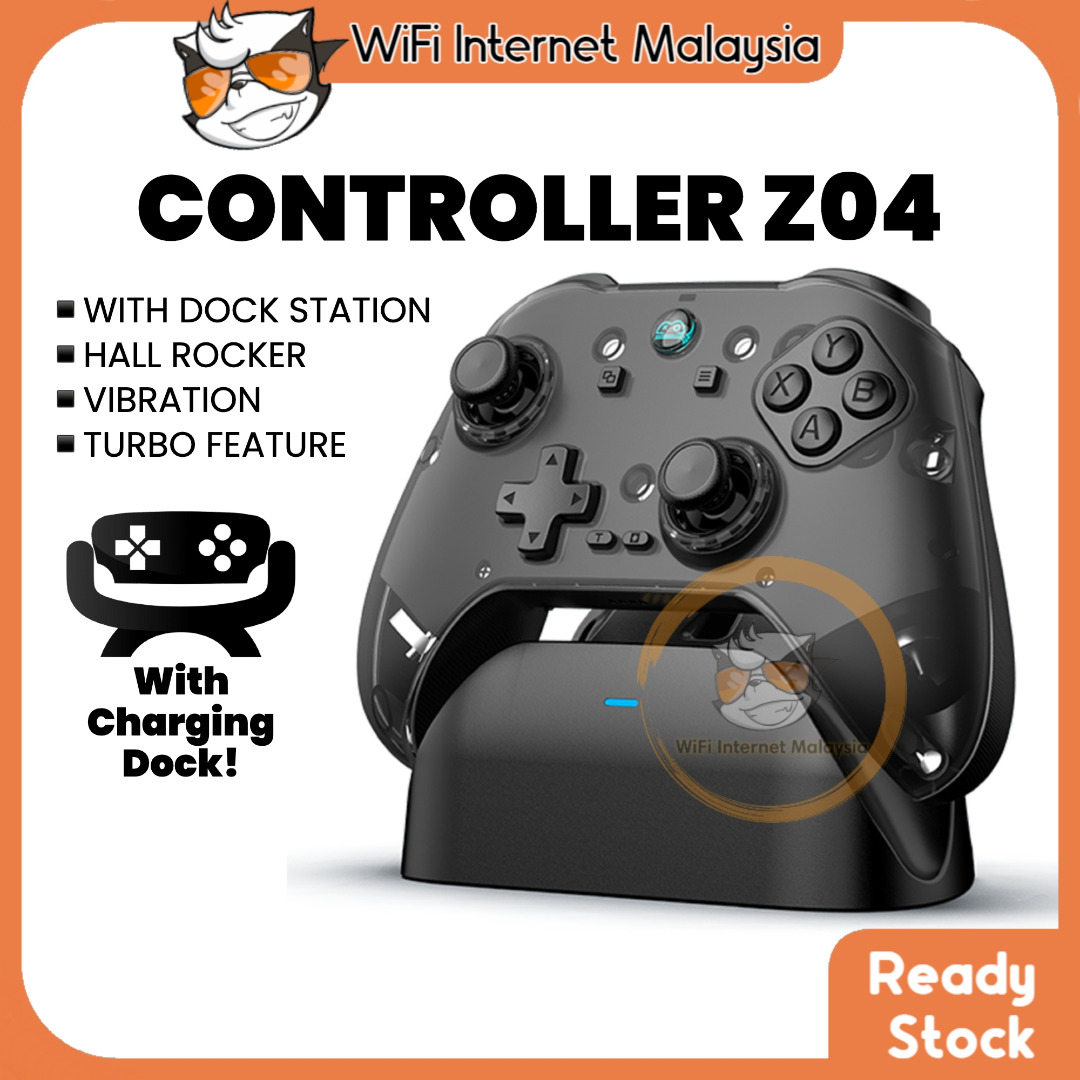 Z04 Wireless 2.4G Gaming Gamepad Bluetooth Controller Hall Joystick ...