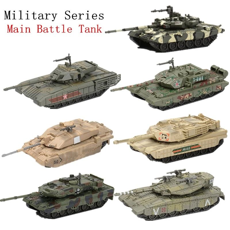 1:48 Military Model T-90 Tank Assembly Building Block Military Toy ...