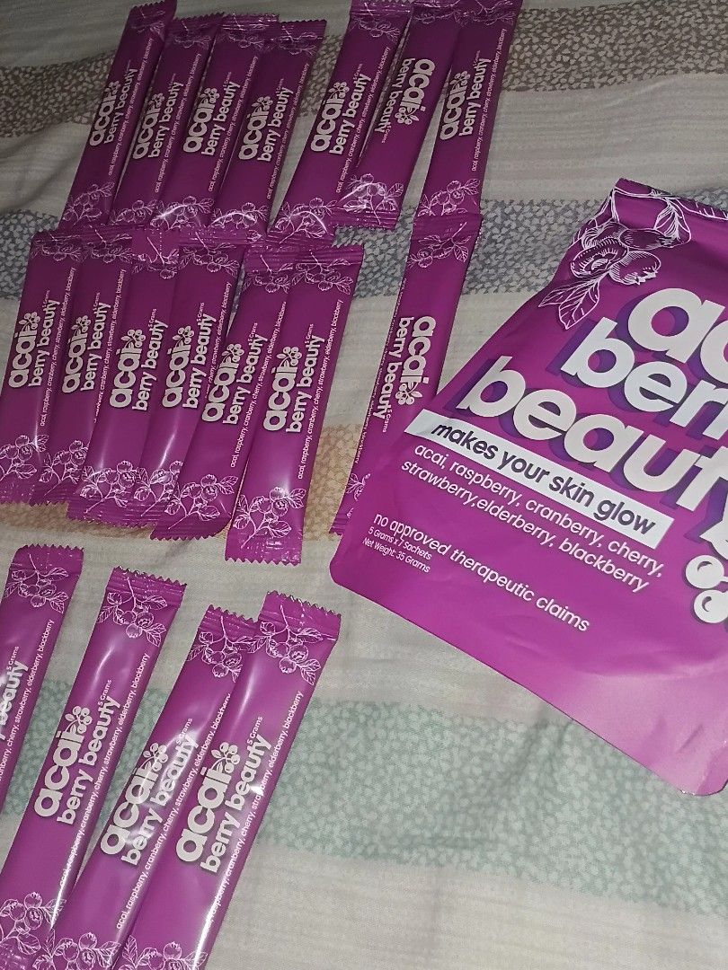 2 pack of Acai Berry (Category: Beverages) located in Cebu City. Submitted by aky_deee (Listing ID 1415583792, Image 1). Description: 🍀2 pack of Acai Berry + 4 free packets 🍀I stopped drinking since it makes me go to the toilet every morning. Effectivity: Less bloated but kindly buy at your own risk. 🍀Bought from blue app.