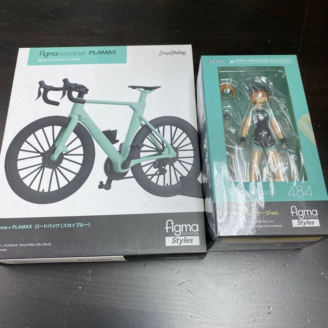 全新 日版 未開 figma 484 + figma Style Emily - Cycle Jersey ver. 自行車衣VER ...