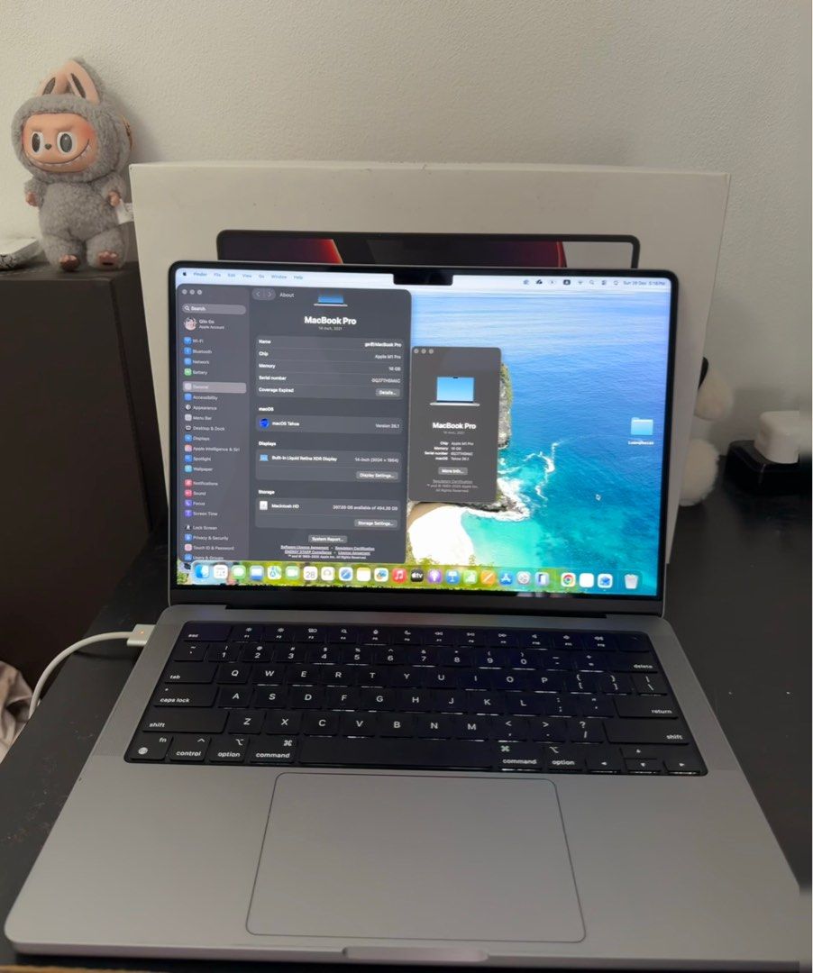 Apple MacBook Pro 14-inch M1 Pro (16GB RAM), Computers & Tech, Laptops ...