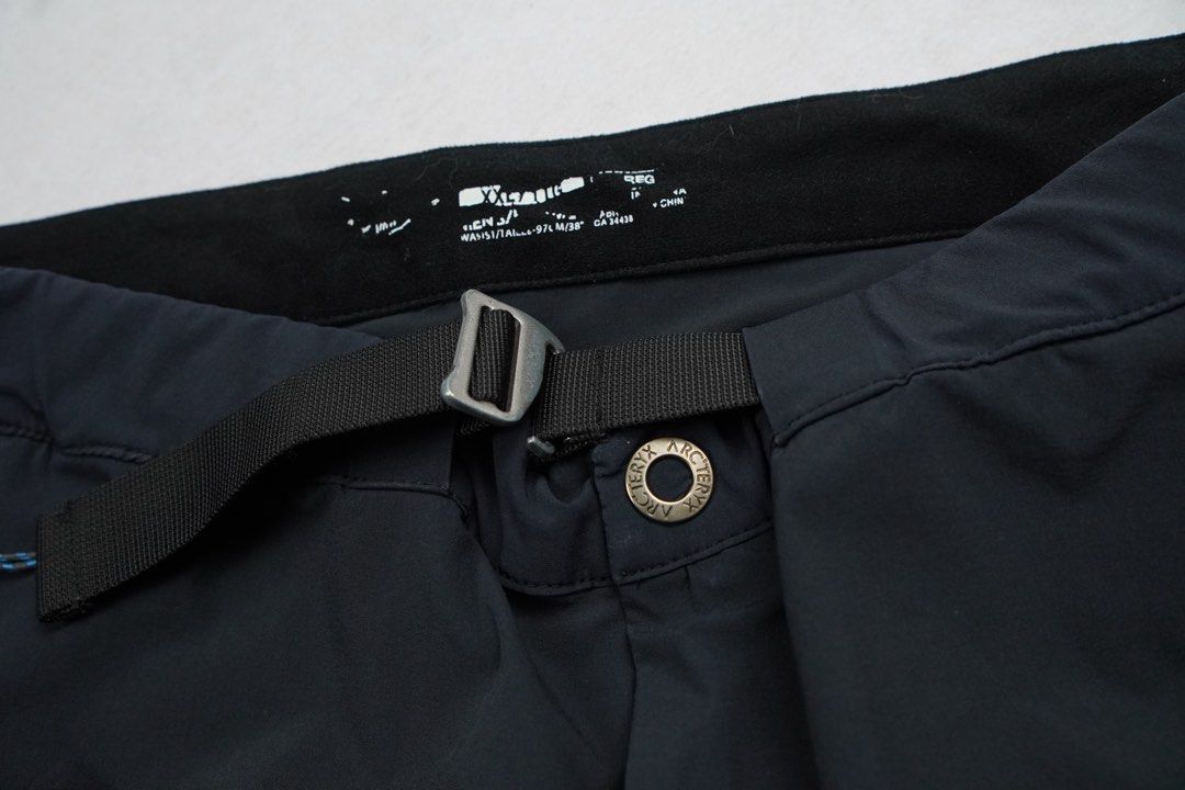 Arc'teryx Gamma LT Pants (Category: Jeans) located in Paranaque City. Submitted by greentowncollective (Listing ID 1415531030, Image 3). Description: Size: XXL on tag Waist: 34-38 Inseam: 31 Leg opening: 8 Color rate: 10/10 Flaws: Faded tag, cuff tape needs reglue, negligible, see photos.