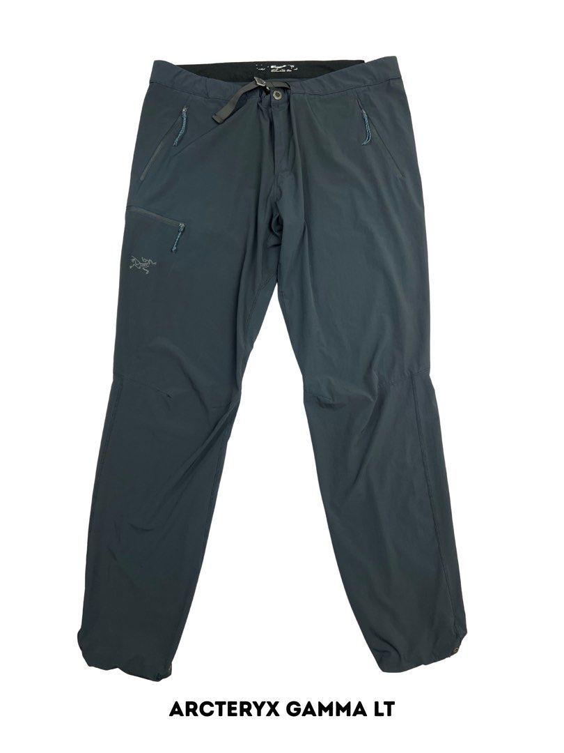 Arc'teryx Gamma LT Pants (Category: Jeans) located in Paranaque City. Submitted by greentowncollective (Listing ID 1415531030, Image 1). Description: Size: XXL on tag Waist: 34-38 Inseam: 31 Leg opening: 8 Color rate: 10/10 Flaws: Faded tag, cuff tape needs reglue, negligible, see photos.