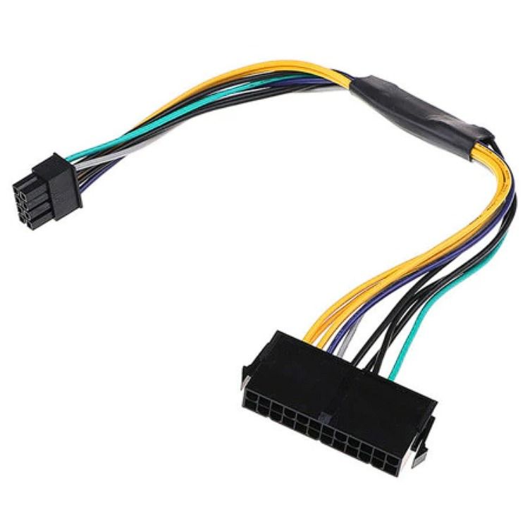 ATX 24pin to 8pin Power Supply Cable (Category: Desktops) located in Caloocan City. Submitted by jianrightnow (Listing ID 1415545975, Image 2). Description: ATX 24pin to 8pin Power Supply Cable High quality converter cable, sturdy and convenient to use. Supports 1000W power supply. Specification: Color: Colorful Material: Plastic & Metal Length: Approx 34cm / 1FT Wire: 18AWG, 0.18*34 copper Compatible with DELL Optiplex 3020 3046 3620 5040 7020 7