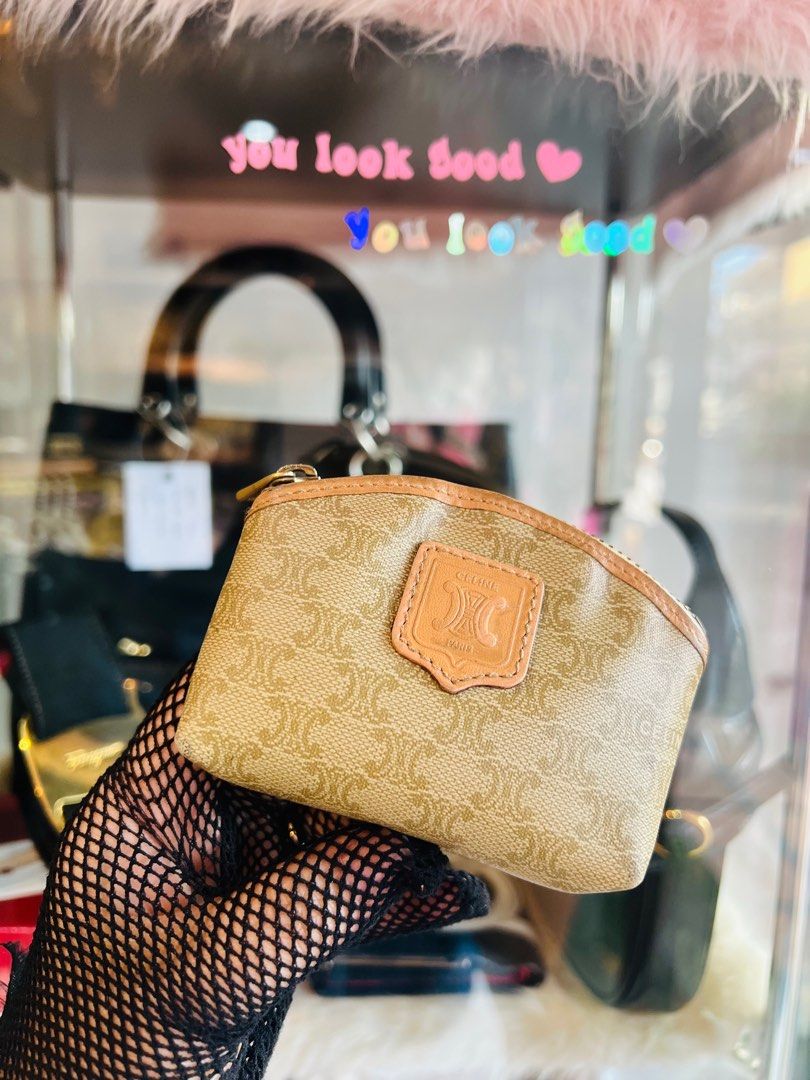Authentic Celine Macadam Small Coin Purse/Wallet (Category: Luxury Bags & Wallets) located in Dumaguete. Submitted by lovebags.ph (Listing ID 1415464924, Image 2). Description: Vintage piece! Super cutie! 🤎.