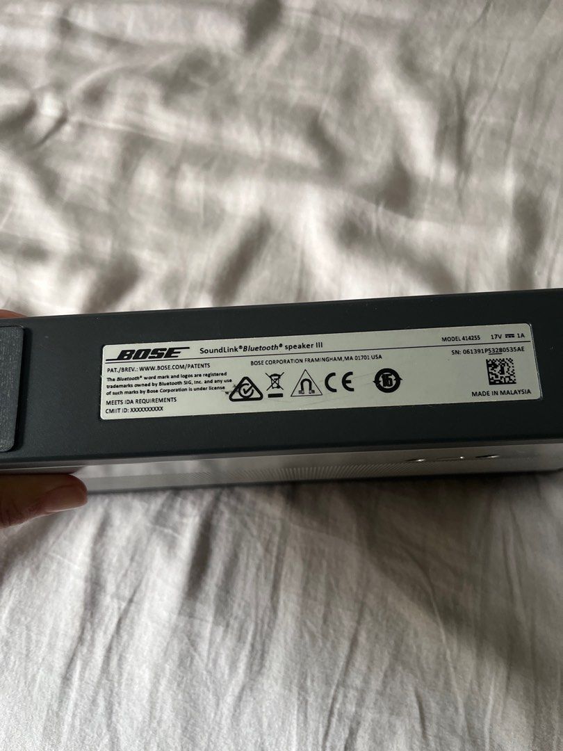 Bose Soundlink Bluetooth Speaker III65561063228035111