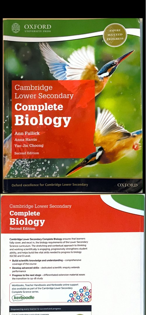 Cambridge Lower Secondary Complete Biology Second Edition, Hobbies