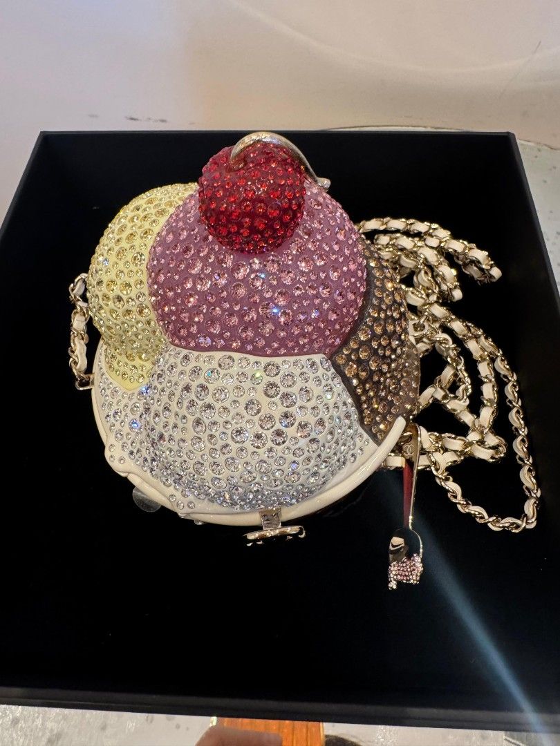 Chanel Cruise 2026 gelato ice cream minaudière evening bag, Luxury