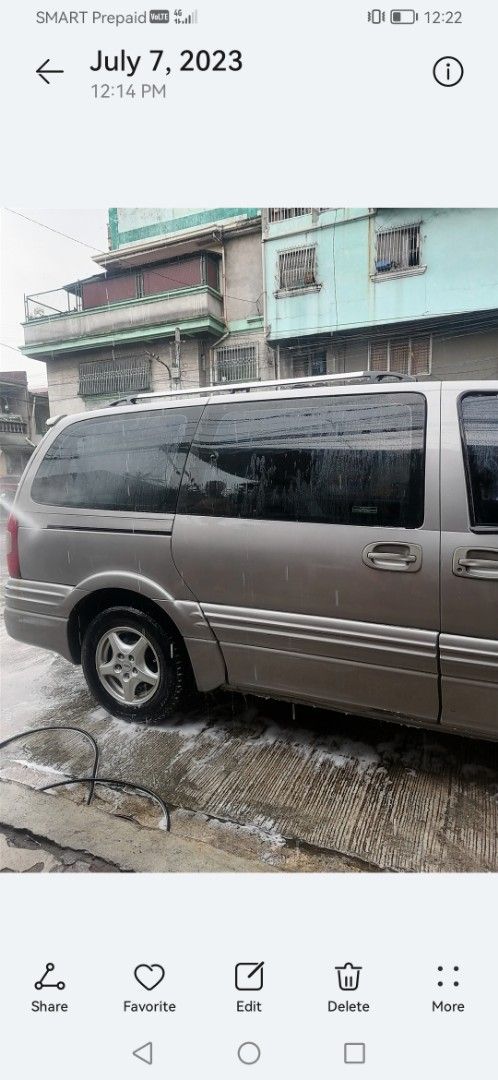 Chevrolet venture chevy venture Auto (Category: Used Cars) located in Manila. Submitted by srj_trading (Listing ID 1415605151, Image 2). Description: Selling our chevy venture 2002 8-10seaters Orig OR CR ID Xerox of previous owners Honest Issue : Paso rehistro Un window ndi na nag auto mura lang paayos Compressor pagawa nyo nalang Wala pa na palitan kht makina Ginagamit lang po Pag may GAME ang anak nmin Lagi lang nsa garage Super smooth neto Pag