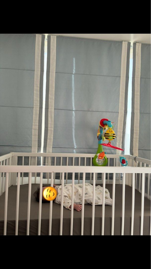 Cuddle Bug Baby Crib (Mattress included) (Category: Cots & Cribs) located in Muntinlupa City. Submitted by jeff_s (Listing ID 1415606967, Image 2). Description: - White baby crib - Includes mattress - With wheels for easy movement - Suitable for infants or babies up to 2 years - can be converted to bed extension when you put down the railing - Ready to use Original value: 18,000 Reason for selling: my baby is over 2 years old already and is outgr