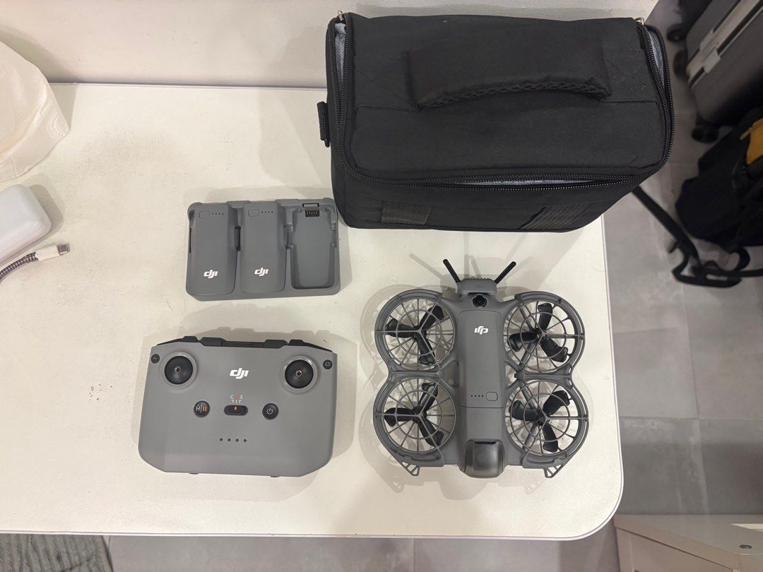 DJI NEO 2 - For Rent (Category: Drones) located in Makati City. Submitted by sanchav (Listing ID 1415447596, Image 3). Description: DJI NEO 2 — Now Available for Rent! 🚁 Drone Only – ₱600/day Includes: • DJI Neo 2 • 1× Intelligent Flight Battery • Gimbal Protector • USB-C to USB-C Data Cable • Carrying Bag FMC Package – ₱800/day Includes: • DJI Neo 2 • DJI RC-N3 Remote Controller • RC Cable (USB-C) • RC Cable (Lightning) • Intelligent Flight Bat