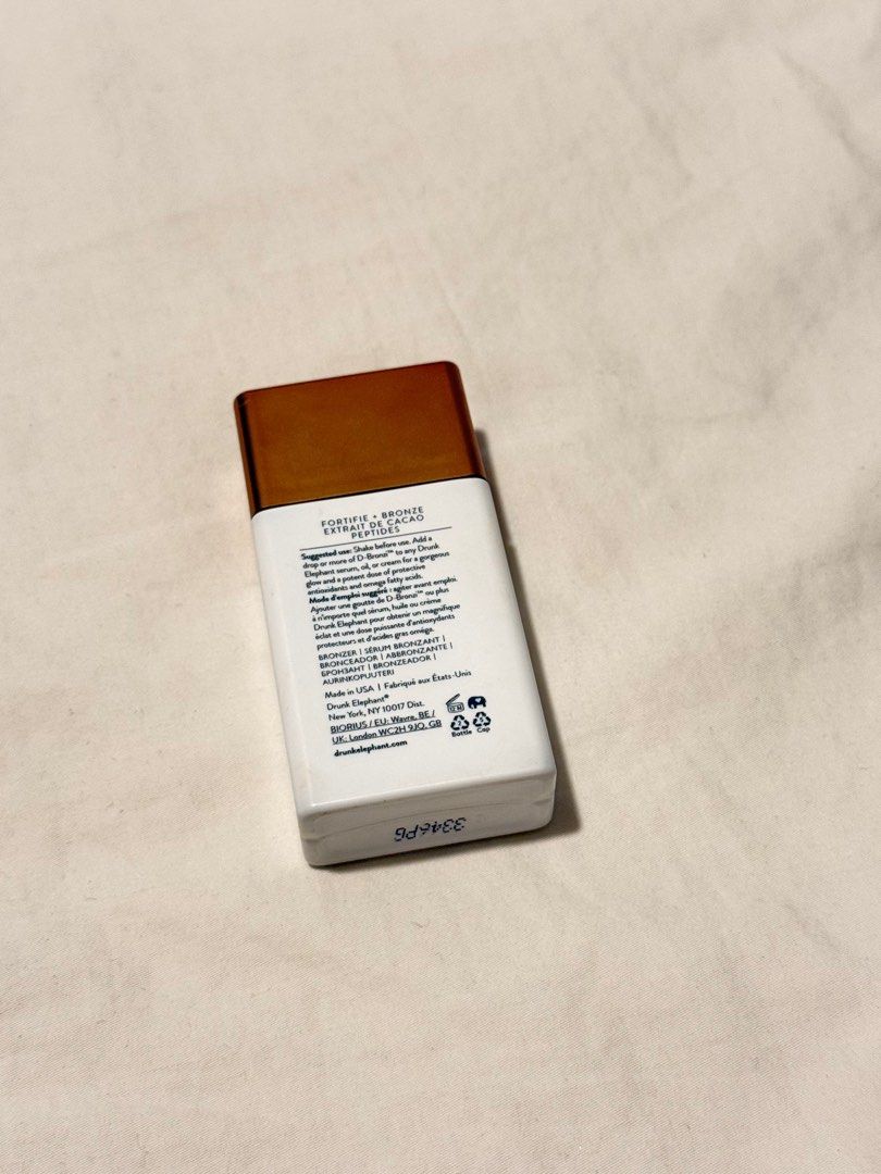 Drunk Elephant D-Bronzi 30ML (Category: Makeup) located in Manila. Submitted by kylieolarte (Listing ID 1415600536, Image 3). Description: SRP Php 2,600 selling it for Php 1.2k 80% left, almost new! Got this in thailand sephora, 100% authentic The Drunk Elephant D-Bronzi™ Anti-Pollution Sunshine Drops are a serum designed to give skin a warm, bronzy look while also providing skincare benefits.
