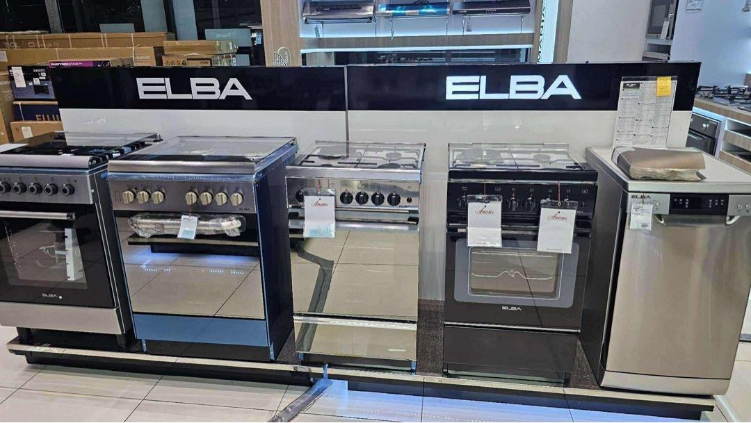 ELBA COOKING RANGE (Category: Cookers) located in Quezon City. Submitted by annys.online (Listing ID 1415593759, Image 3). Description: ELBA COOKING RANGE Vxx950df Srp 140,000 Cash 132,500 Exx-969 df Srp 115,660 Cash 109,000 Ex-965 VM Srp 125,000 Cash 119,000 Exw-950 fg Srp 129,000 Cash 114,500 Cbx-942 df Srp 88,000 Cash 83,200 S61x641/ig Srp 50,000 Caah 45,600 S61x40if Srp 50,000 Cash 47,600 Cxx-664 iml Srp 110,000 Cash 104,500 E5531-fg2bk Srp 2