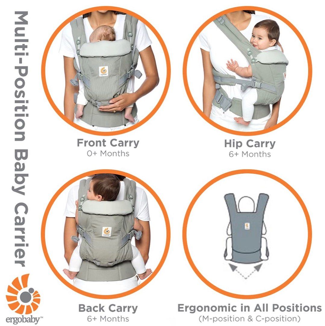 Ergobaby Adapt Cool Air Carrier (Category: Carriers & Slings) located in Manila. Submitted by avalanchesonlineshopmainacount (Listing ID 1415501382, Image 3). Description: .