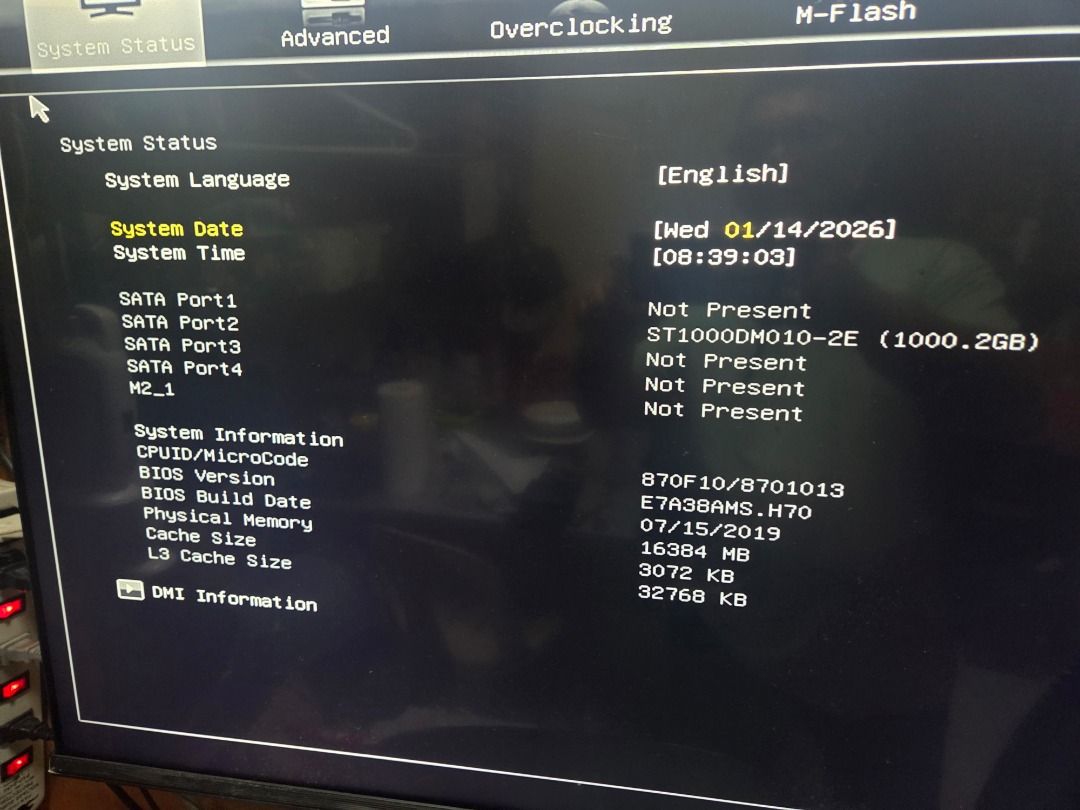 Gaming PC with GeForce GTX Strix 1660 ti (Category: Desktops) located in Makati City. Submitted by lsserafica (Listing ID 1415442322, Image 2). Description: MSI B450M Gaming PC AMD RYZEN 5 3600 6 cores with a GeForce GTX graphics card (asus rog stric gtx 1660 ti 6gb) . Includes a 1TB hard drive. Features 16GB of RAM. The BIOS build date is from July 15, 2019. The system language is English. The case has a glass side panel. Video Card, Casing, Mem