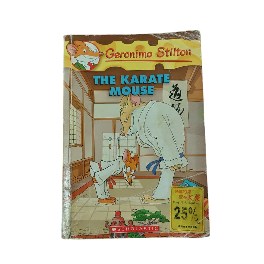 Geronimo Stilton The Karate Mouse Story Book, Hobbies & Toys, Books ...