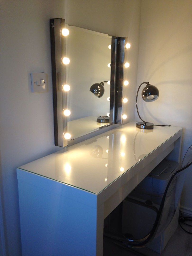 IKEA Vanity Lights (no mirror) HOUSE LIGHTS ROOM (Category: Lighting) located in Mandaluyong City. Submitted by keicurates (Listing ID 1415613339, Image 2). Description: ikea vanity lights NO MIRROR NO BULB 5 BULB SPOTS 4 AVAILABLE .