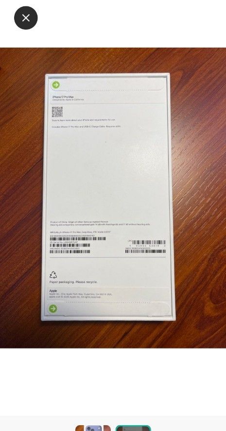 iPhone 17 Pro Max 256GB Deep Blue, Mobile Phones & Gadgets, Mobile ...