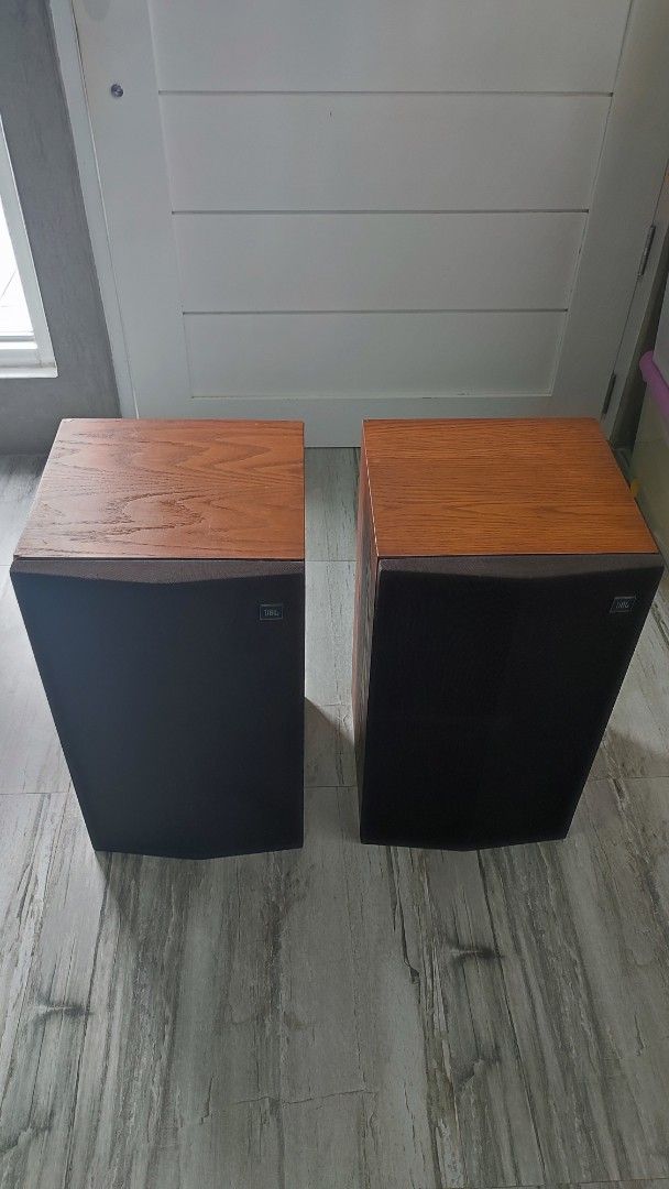 JBL Decade 36 Speakers (Category: Soundbars, Speakers & Amplifiers) located in Manila. Submitted by olxph_909969790 (Listing ID 1415513101, Image 1). Description: - JBL Decade 36 speakers - Wood grain top and black front - Includes woofer, tweeter, and mid-range drivers - Rectangular shape - JBL logo visible - Input terminals at the back - 3 way design, beautiful sounding speaker - still negotiable, thank you .