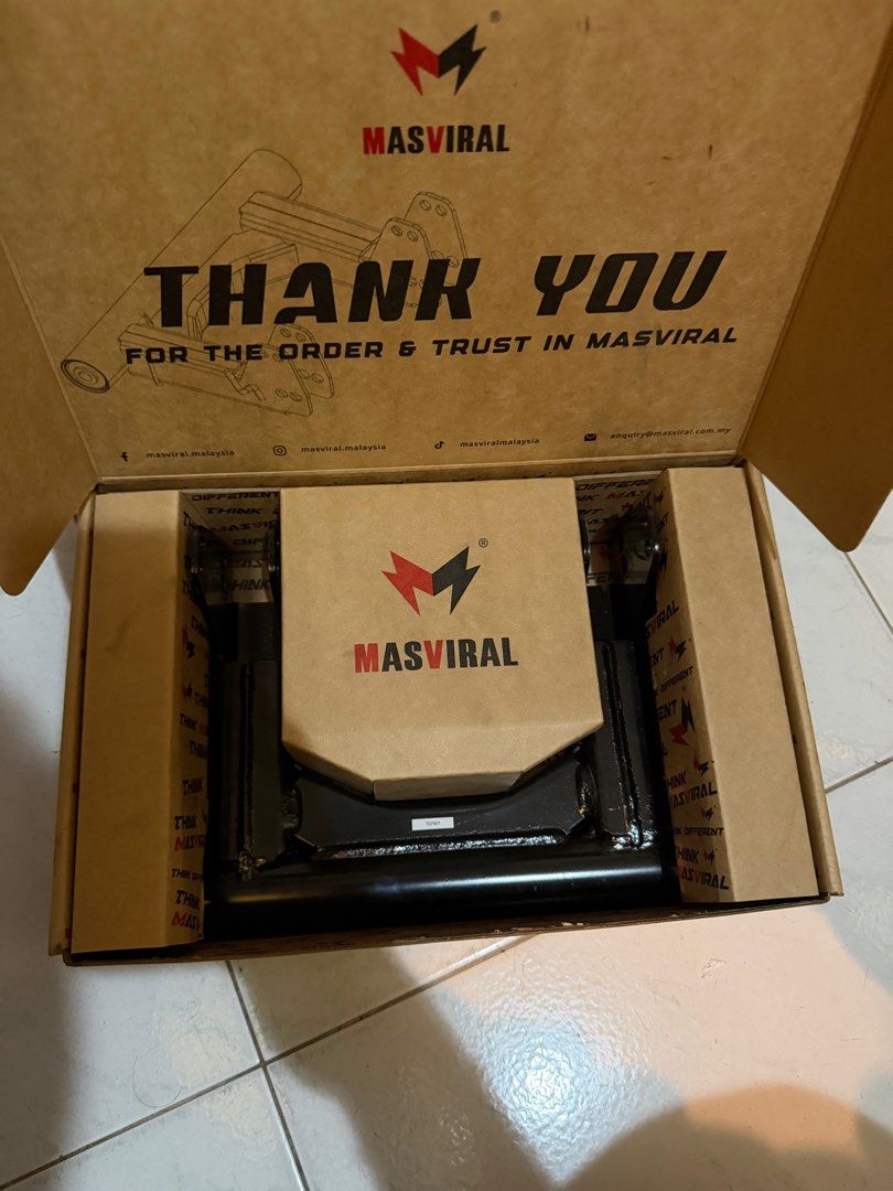 Masviral Engine Bracket Extender (Category: Motorcycle Accessories) located in Singapore. Submitted by saryunus10 (Listing ID 1415610121, Image 2). Description: used few days on nmax but dont like it. .
