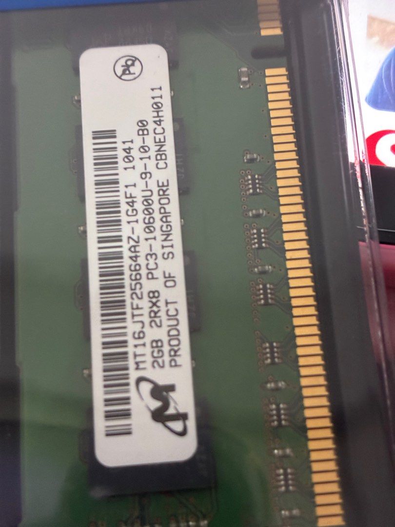 Micron 2GB DDR3 PC3-10600U RAM65561373690883111