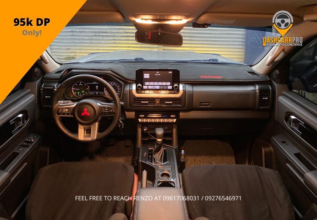 Mitsubishi Triton 4X2 Auto (Category: Used Cars) located in Manila. Submitted by dashcarrpro (Listing ID 1415479448, Image 2). Description: ‼️95k DP Only‼️ 2024 Mitsubishi Triton 4X2 Automatic 🔸All stock 🔸Blade silver metallic 🔸Well maintained unit 🔸Paddle shifter 🔸Diesel engine 🔸5 Seater pickup 🔸Fabric seats 🔸Active Stability Control 🔸BFG Tires 🔸Aftermarket rims 🔸Aftermarket exhaust 🔸Upgraded taillight 🔸Upgraded sound system 🔸Carbo