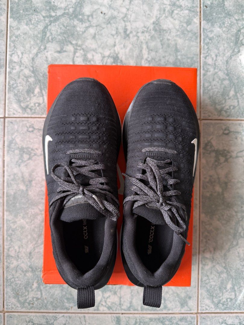 Nike ReactX Infinity Run 4 Black (Category: Sneakers) located in Caloocan City. Submitted by c_nine29 (Listing ID 1415495686, Image 3). Description: NIKE REACTX INFINITY RUN 4 US8.5mens Used twice only Bough it for 8k+ plus sf Selling it for 3.5k nego (sf not included).