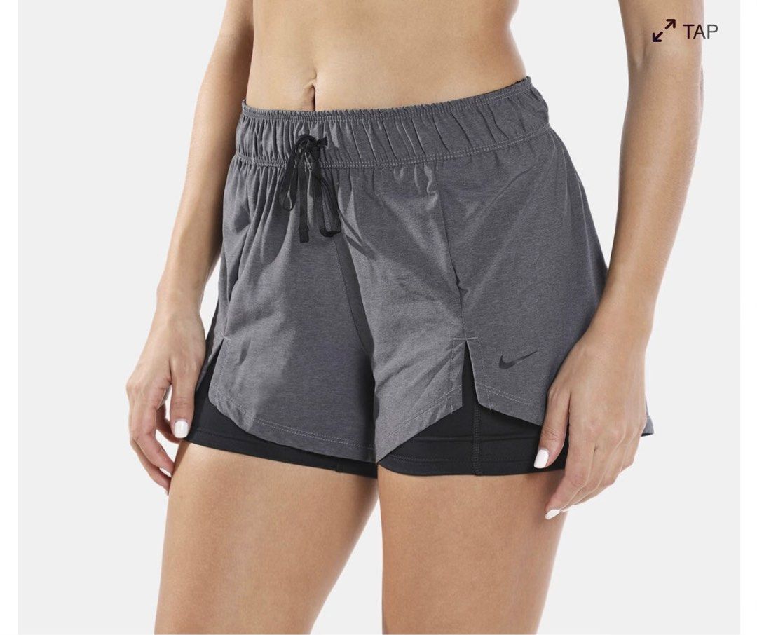 Nike Running Short 2in1 (Category: Shorts) located in Cebu City. Submitted by mark24anth29233 (Listing ID 1415529348, Image 1). Description: Size: Medium Dimes: see last pic Excellent like new No issue.