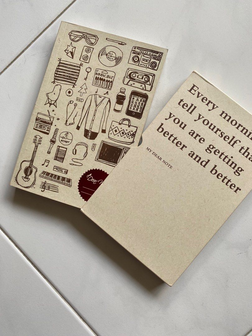 Note book (Category: Stationery & School Supplies) located in Singapore. Submitted by persimmontree (Listing ID 1415484274, Image 1). Description: 13.5 x 21 x 2 cm.