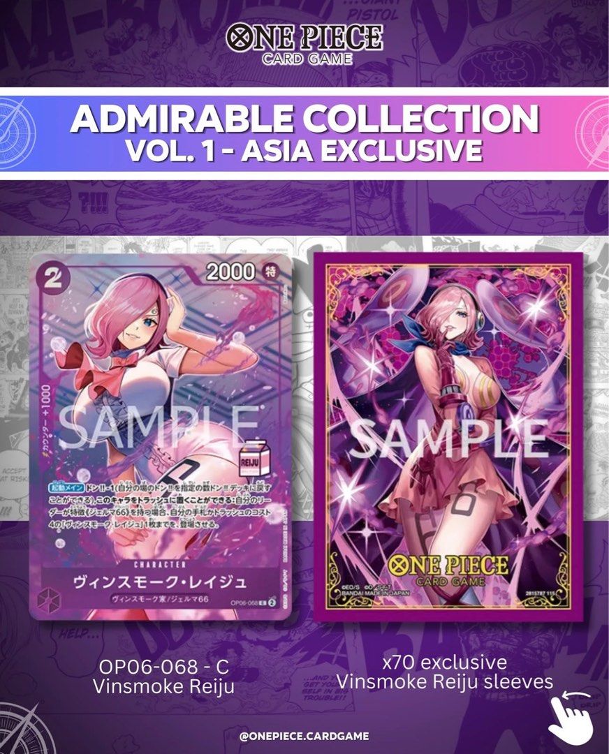 One Piece Card Game Admirable Collection Vol 1 Vinsmoke Reiju (AC