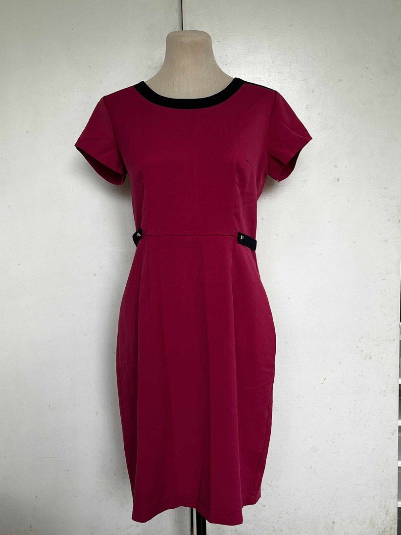 Pink Dress with Black Trim (Category: Dresses) located in Antipolo. Submitted by bengsk (Listing ID 1415607241, Image 1). Description: Casual dress for office wear or special events..