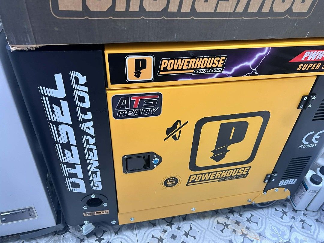 POWERHOUSE SUPER SILENT TYPE DIESEL GENERATOR 10.5KW (Category: Looking For) located in Caloocan City. Submitted by paowersprinting (Listing ID 1415580232, Image 2). Description: RUSH SALE! 105k (nego for sure buyer) Brand new generator for sale ⚡ Never been used. Bought for ₱134,000. Selling only to declutter — no issues at all. Sayang kung nakatambak lang. ✔️Perfect for backup power at home or business. PM me for inquiries. 📩 Description Power