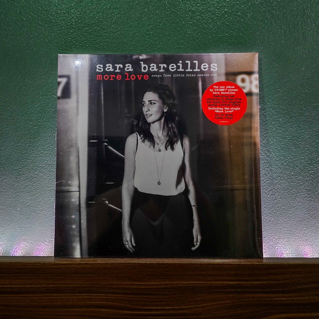 Sara Bareilles - More Love Vinyl LP (Category: Vinyls) located in Quezon City. Submitted by apollo.rex (Listing ID 1415529647, Image 1). Description: Sara Bareilles "More Love" on vinyl record Features songs from the Little Voice season 1. Includes the single "More Love". Brand new Sealed Mode of Payment: BPI and GCASH MOD: (shouldered by buyer): Lalamove, Grab, Angkas, or any preferred delivery apps. Available for same-day delivery (Quezon City 