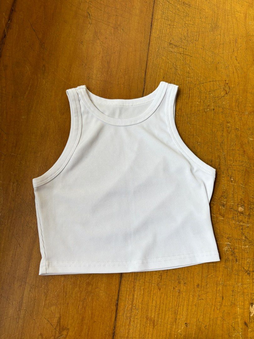 Shein White Ribbed Tank Top (Category: Sleeveless) located in Quezon City. Submitted by cooperoo2019 (Listing ID 1415522974, Image 1). Description: .