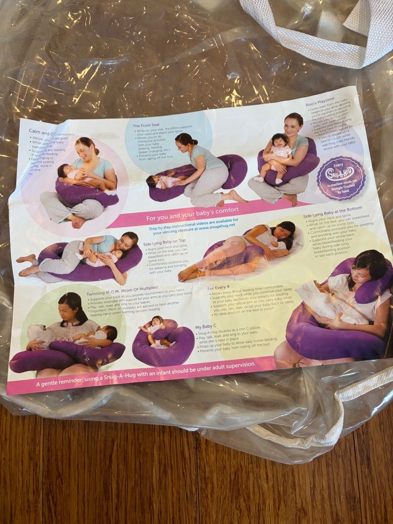 Snug-a-Hug Maternity Pillow (Category: Maternity Care) located in Cebu City. Submitted by happyheartcebu (Listing ID 1415450931, Image 3). Description: Original price: P2,650.
