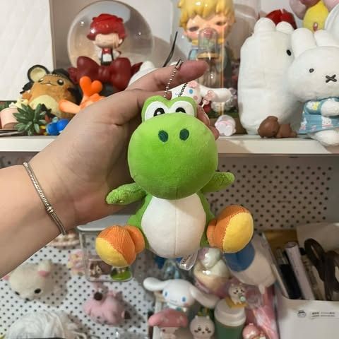 Universal Studios Super Mario Yoshi Plush Charm Toy (Category: Plushies & Soft Toys) located in Bocaue. Submitted by ekaaam (Listing ID 1415587420, Image 1). Description: WYSIWYG Please manage your expectations as this is already 2nd hand Color may vary due to lighting Kindly ask for more photos or send a message if you have any queries.