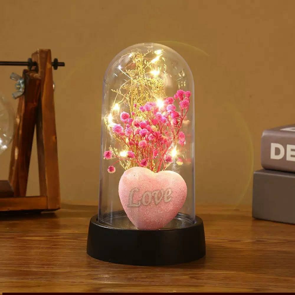 Valentines gift (Category: Flowers & Bouquets) located in Manila. Submitted by yzlshop (Listing ID 1415514961, Image 3). Description: FLOWER & LIGHT SIZE ：15.5 CM X 8.5 CM.