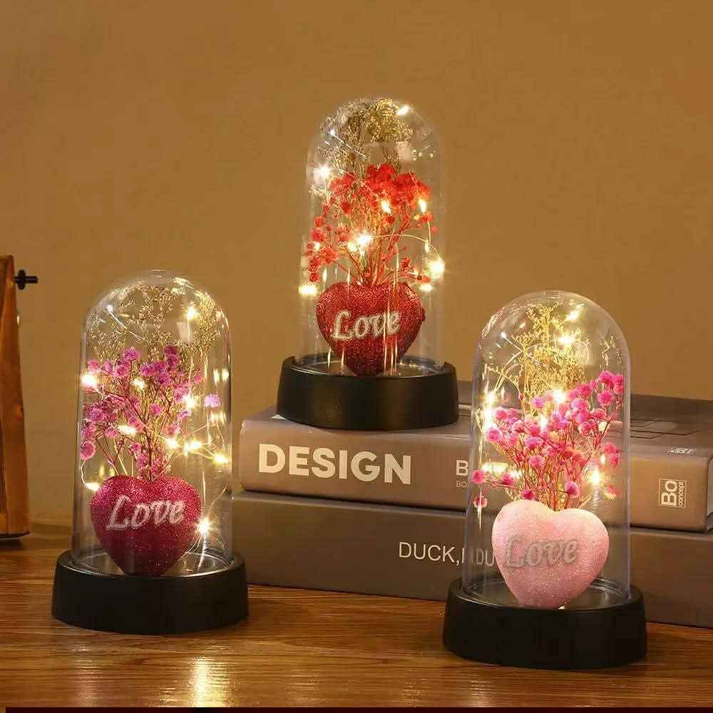 Valentines gift (Category: Flowers & Bouquets) located in Manila. Submitted by yzlshop (Listing ID 1415514961, Image 2). Description: FLOWER & LIGHT SIZE ：15.5 CM X 8.5 CM.