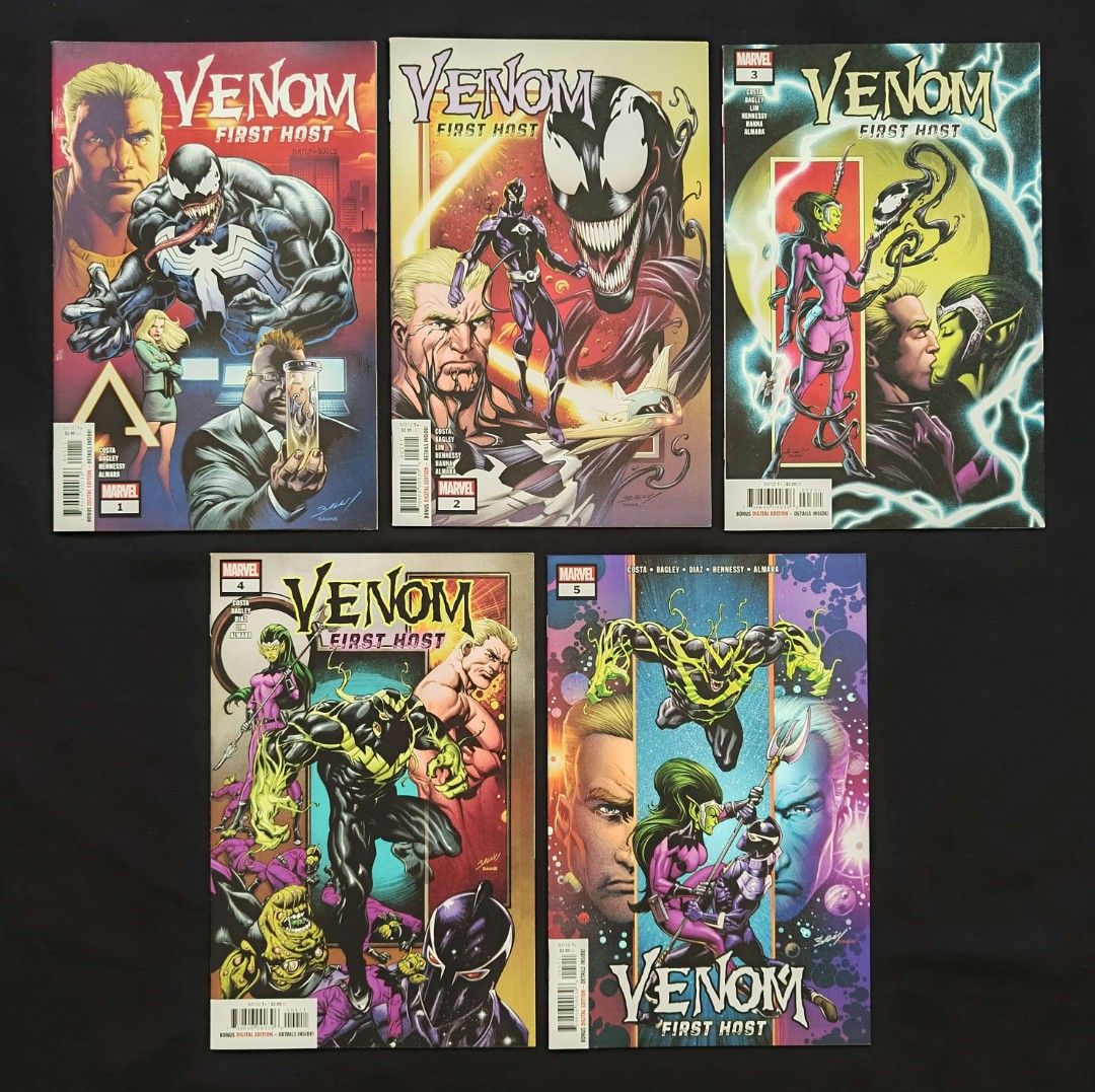 Venom First Part Venom: First Host #1-5 (Complete Set), Hobbies & Toys, Books ...