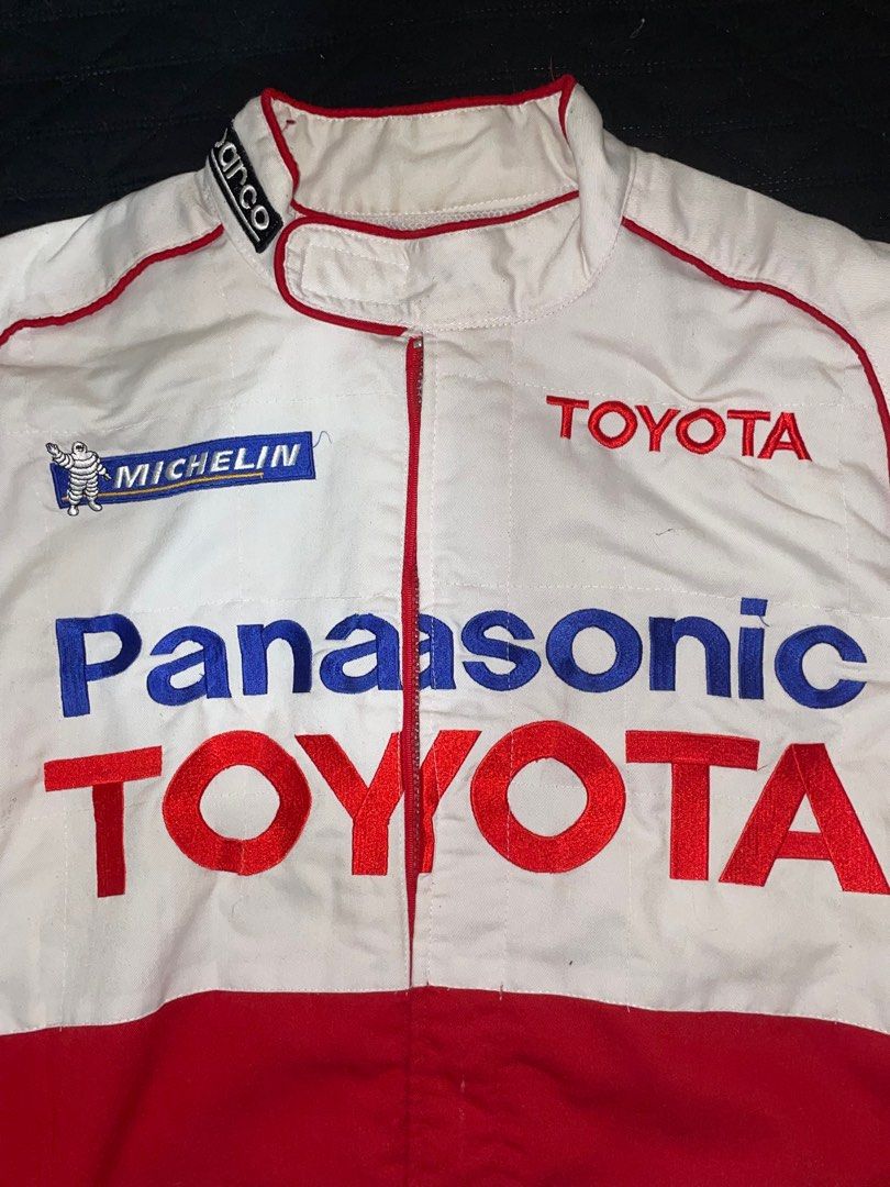 Vintage Toyota Panasonic Racing Jacket (Category: Coats, Jackets and Outerwear) located in Caloocan City. Submitted by quicktree-703b66 (Listing ID 1415474549, Image 3). Description: VINTAGE TOYOTA PANASONIC RACING JACKET (RARE) issue:sira zipper yun lang isang beses lang nagamit sobrang rare neto and pang nascar talaga tong jacket na to Pasig Loc 7000.
