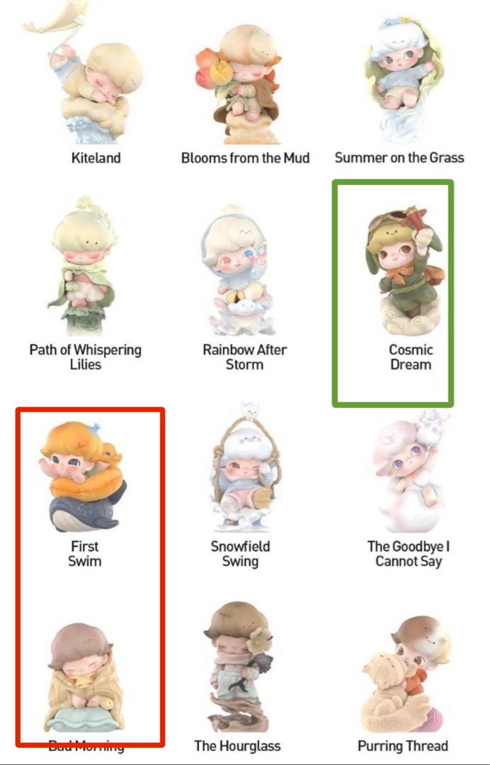 Dimoo First Awim Wts dimoo memories we hold first swim & bad morning, Hobbies & Toys ...