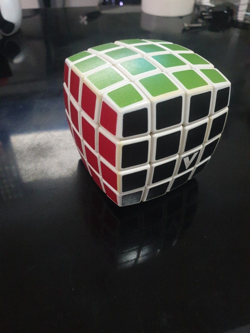 4x4 VCube Rubik's Cube (Category: Board Games & Puzzles) located in Las Pinas. Submitted by mmff_88 (Listing ID 1415658909, Image 1). Description: 4x4 pillowed Vcube bought at Fullybooked several years ago. Turns as well as it did new. Slight yellowing on pieces (see pic 2), but is in very good condition overall. Negotiable if we meetup and you solve it live..