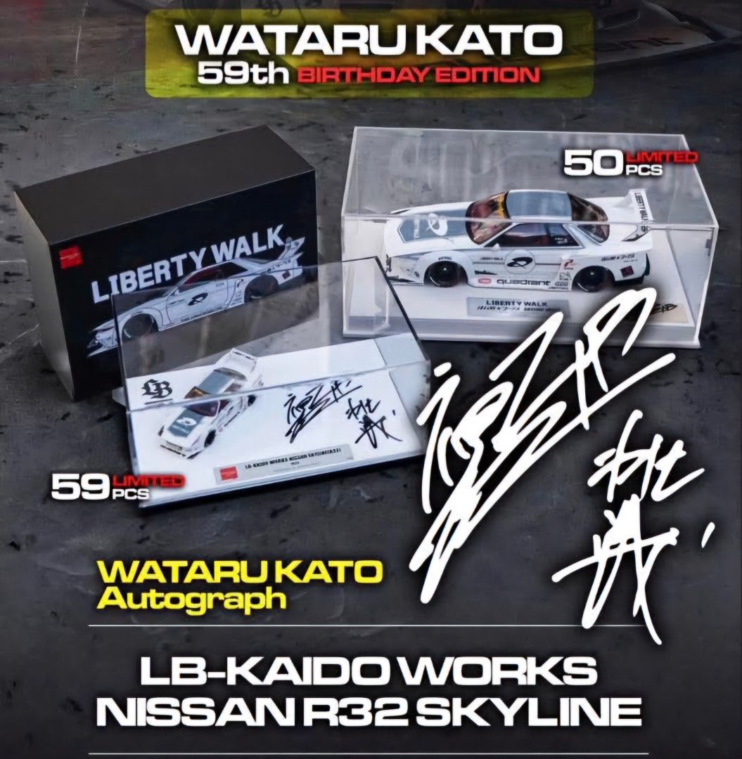 現貨MAKE UP Model x Liberty Walk LB-Kaido Works 1/43 Nissan R32